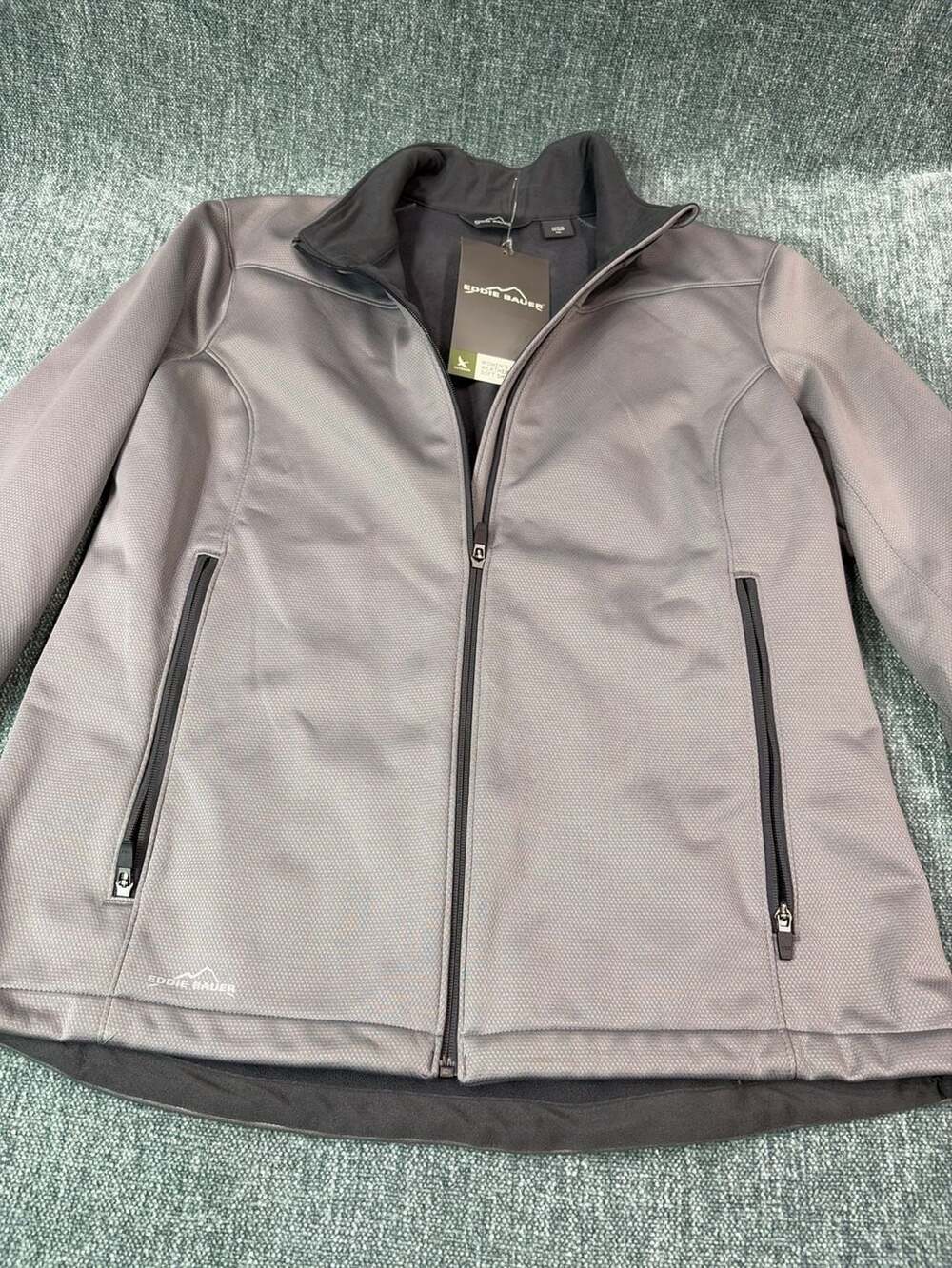NWT Eddie Bauer Women’s Weather Resist Soft Shell Jacket Size 2XL Gray
